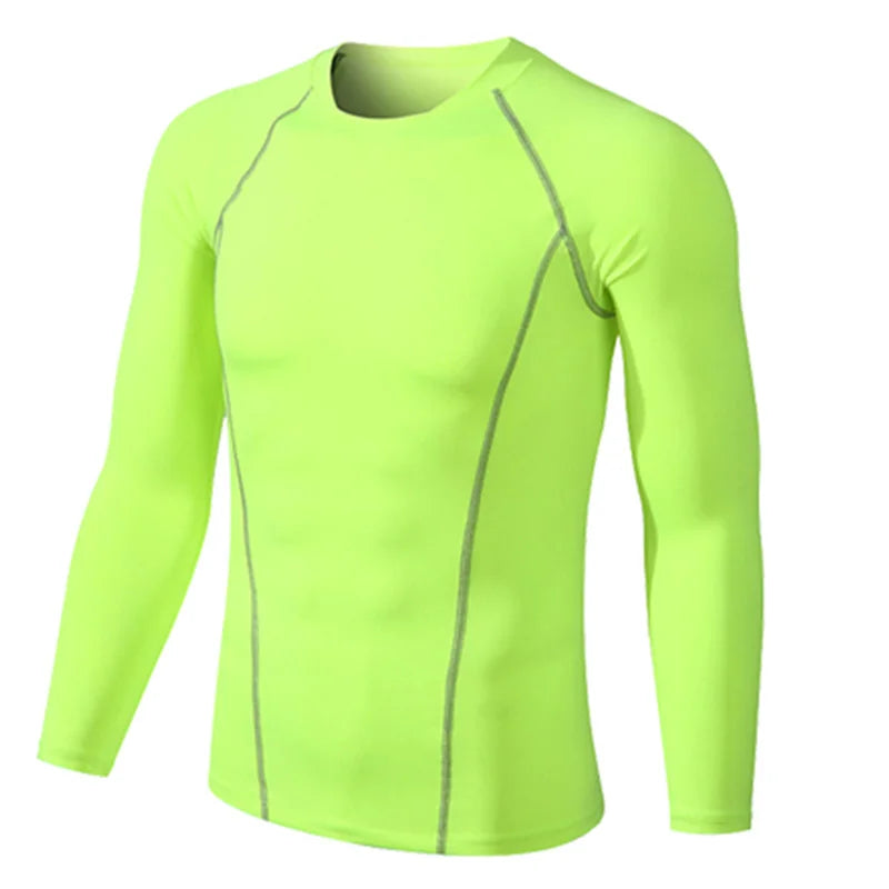 Men Women Kids Children Boy Girl Compression Running Long T Shirt Fitness Sport Basketball Football Gym Sportswear Clothes B1004