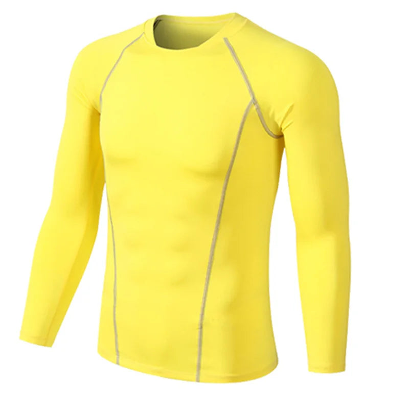 Men Women Kids Children Boy Girl Compression Running Long T Shirt Fitness Sport Basketball Football Gym Sportswear Clothes B1004