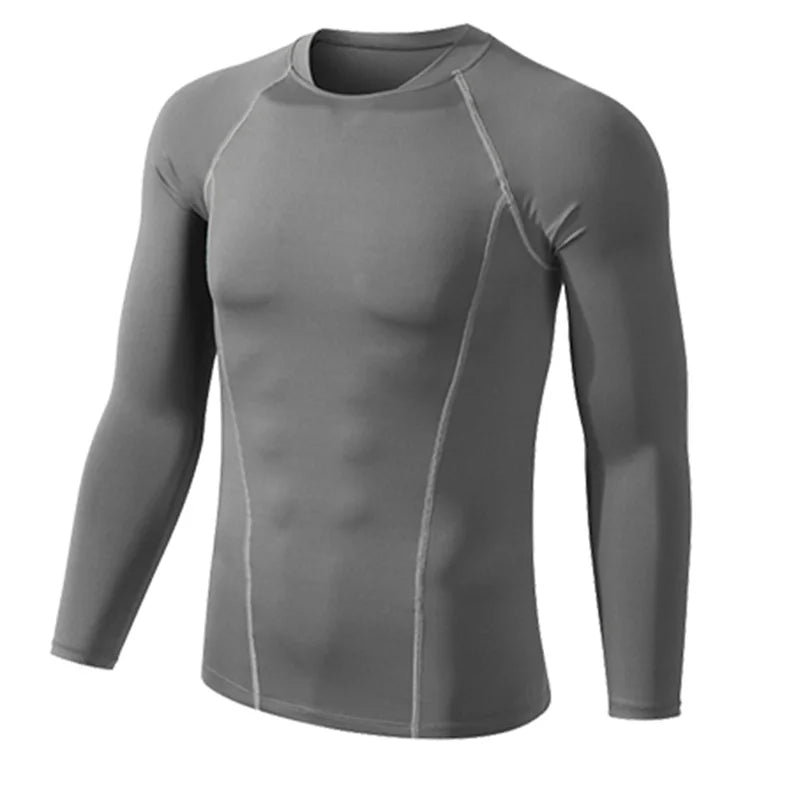 Men Women Kids Children Boy Girl Compression Running Long T Shirt Fitness Sport Basketball Football Gym Sportswear Clothes B1004
