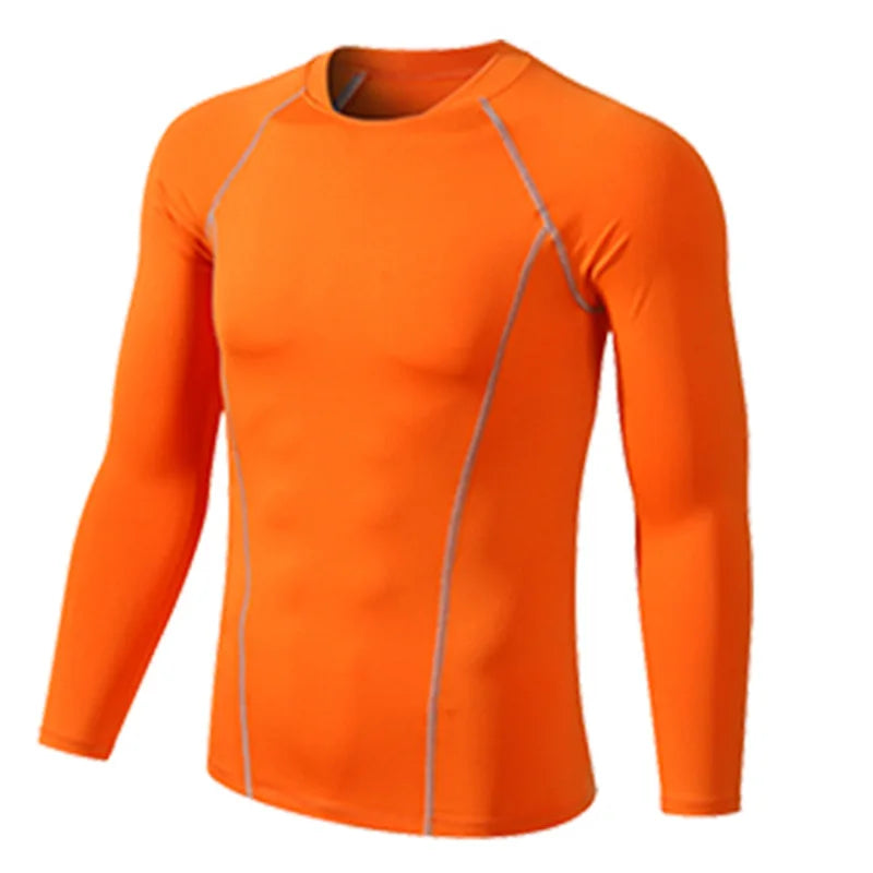 Men Women Kids Children Boy Girl Compression Running Long T Shirt Fitness Sport Basketball Football Gym Sportswear Clothes B1004