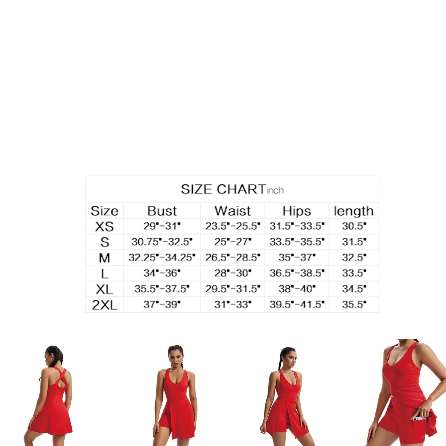 Womens V Neck Tennis Dress with Pocket Underneath Workout Dress Built-in Shorts Athletic Dresses Golf Dress Exercise Dress