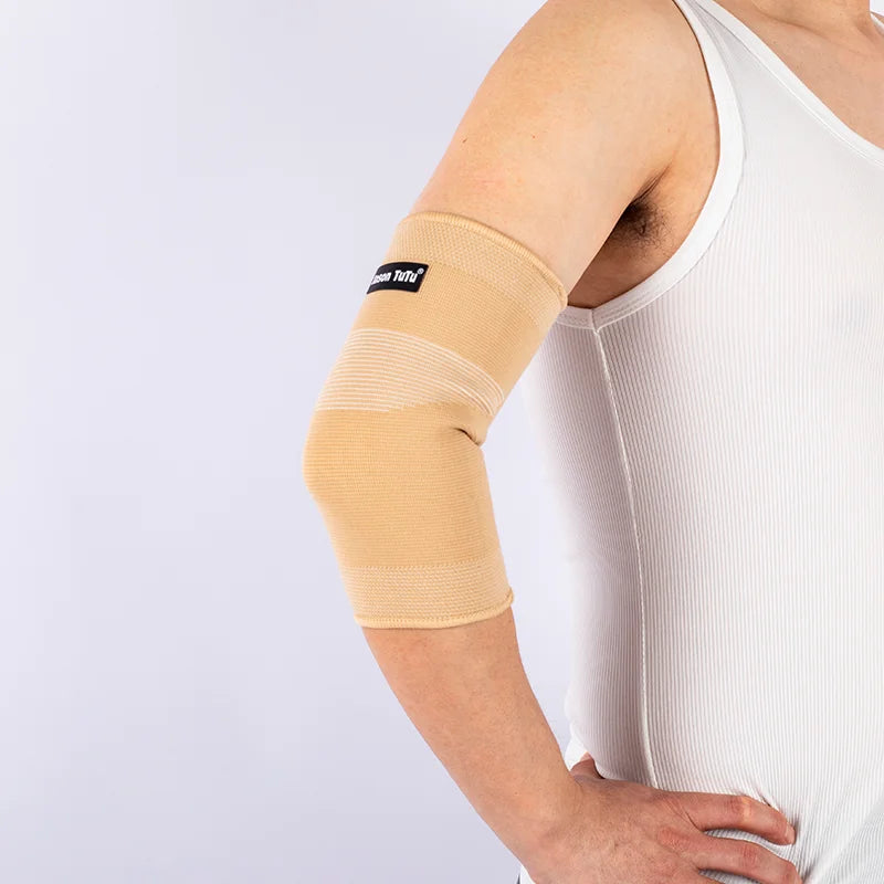 JASONTUTU 1PC Elbow Support Elastic Gym Sport Elbow Protective Pad Absorb Sweat Sport Basketball Tennis Arm Sleeve Elbow Brace