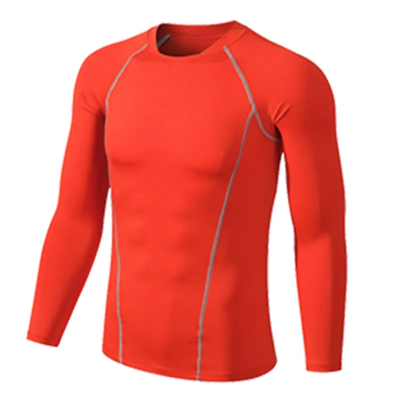 Men Women Kids Children Boy Girl Compression Running Long T Shirt Fitness Sport Basketball Football Gym Sportswear Clothes B1004