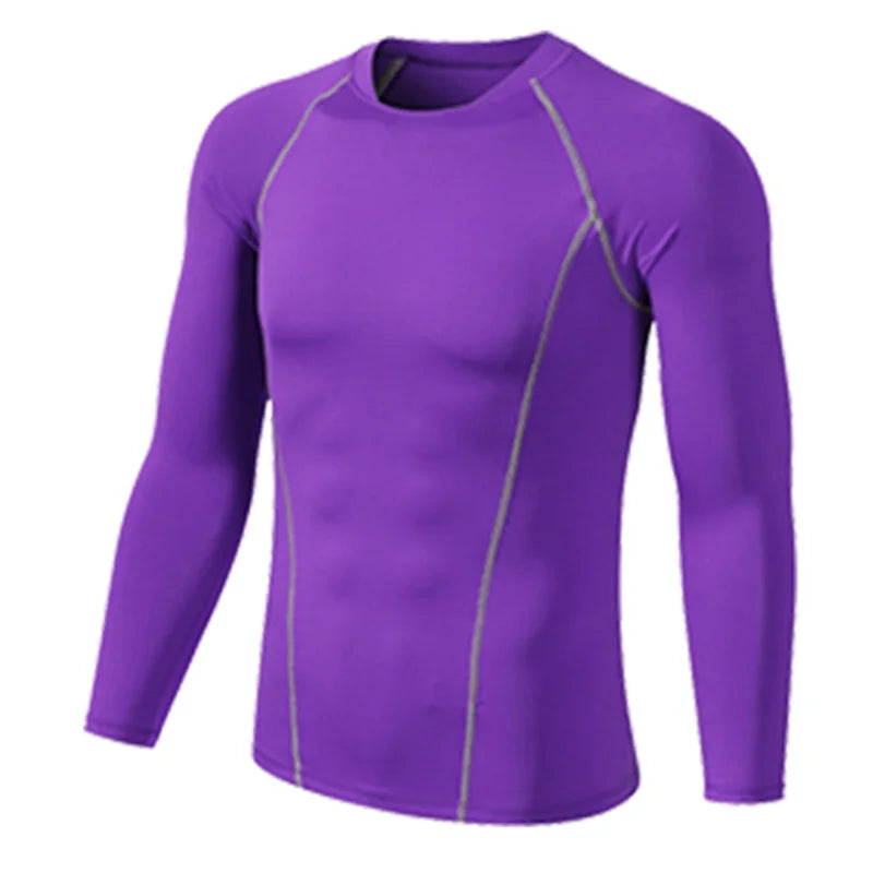 Men Women Kids Children Boy Girl Compression Running Long T Shirt Fitness Sport Basketball Football Gym Sportswear Clothes B1004